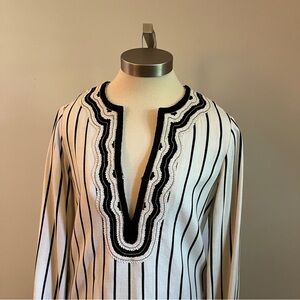 Tory Burch V-Neck embroidered Tunic